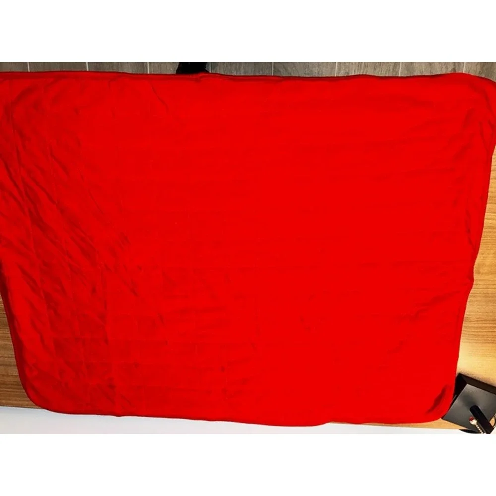 V17.‎ The Sleepy sloth Rudolph Red Nose Reindeer Mini Blanket GUC 26x36
